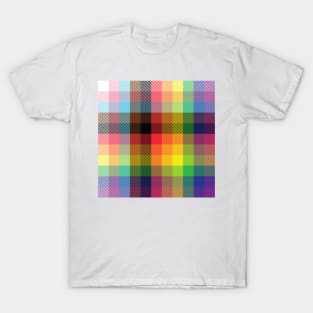 Rainbow Plaid T-Shirt